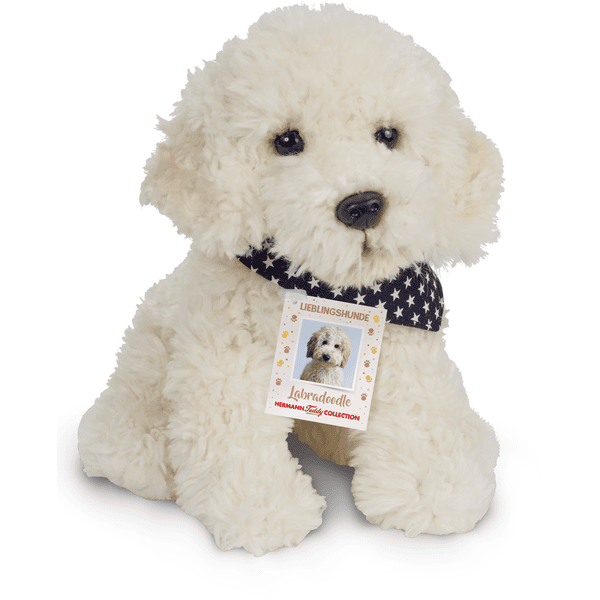 Teddy HERMANN® Labradoodle sitter 28 cm