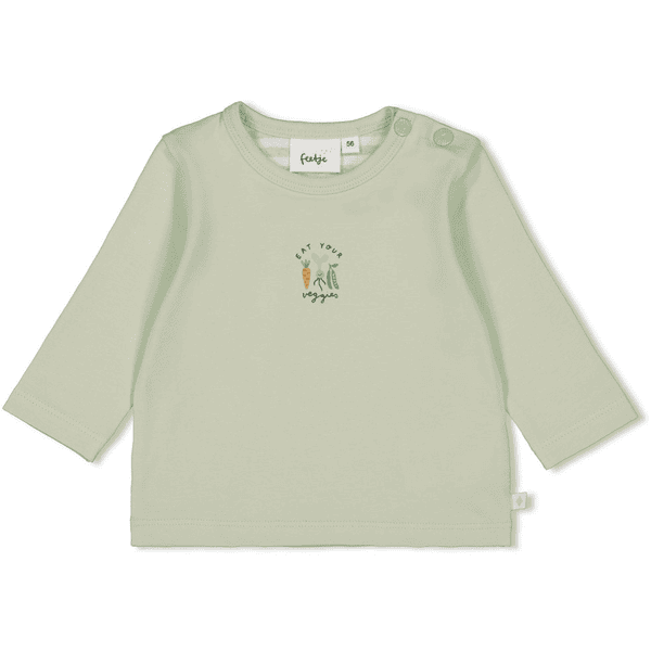 Feetje Langarmshirt Eat Your Veggies Mint