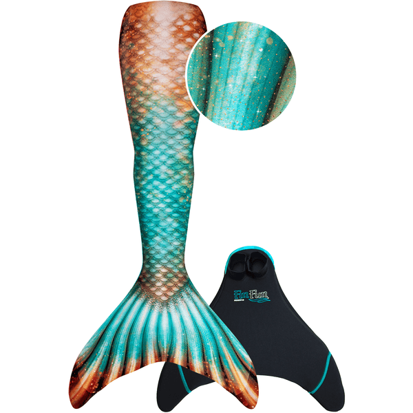 XTREM Leksaker och sport - FIN FUN Mermaid Bronze Emerald Storlek: Youth SL