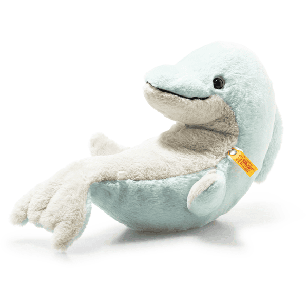 Steiff Denny Delfin eisblau/grau, 32 cm