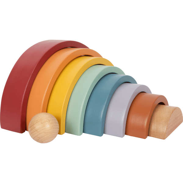 small foot® Holzbausteine Regenbogen „Safari“