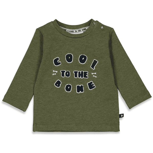 Feetje Langarmshirt Cool To The Bone Army Melange