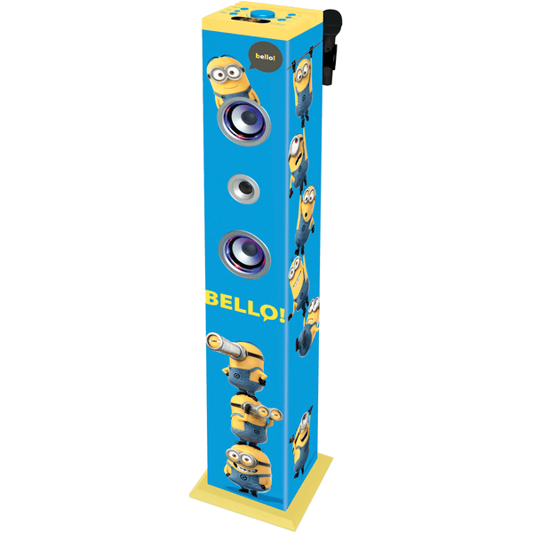 LEXIBOOK Light Minions Krachtig geluid & Bluetooth®-stand-upluidspreker met microfoon en stemverwisselaar