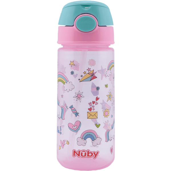 Nûby Trinkhalmbecher "Active" 540ml, pink