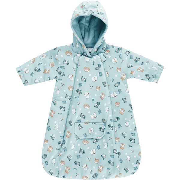 JACKY Combinaison enfant pour poussette BEST FRIENDS motifs aqua bleu