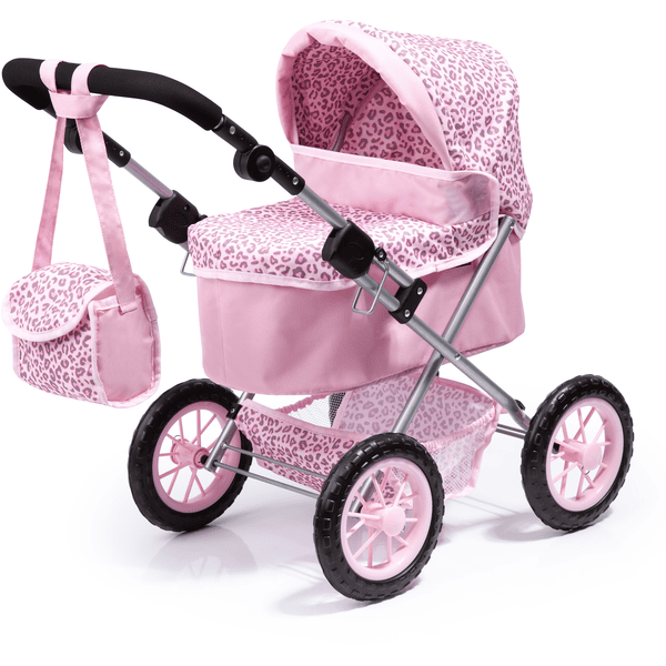 BAYER DESIGN Carrito de muñecas Trendy  leopard rosa