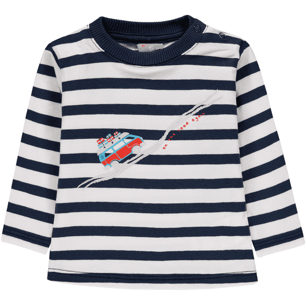KANZ Långärmad tröja för pojkar, y / d-rand | flerfärgad ed