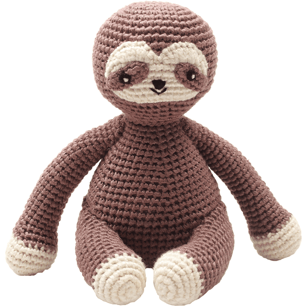 natureZoo of Denmark Peluche à crochet paresseux brun