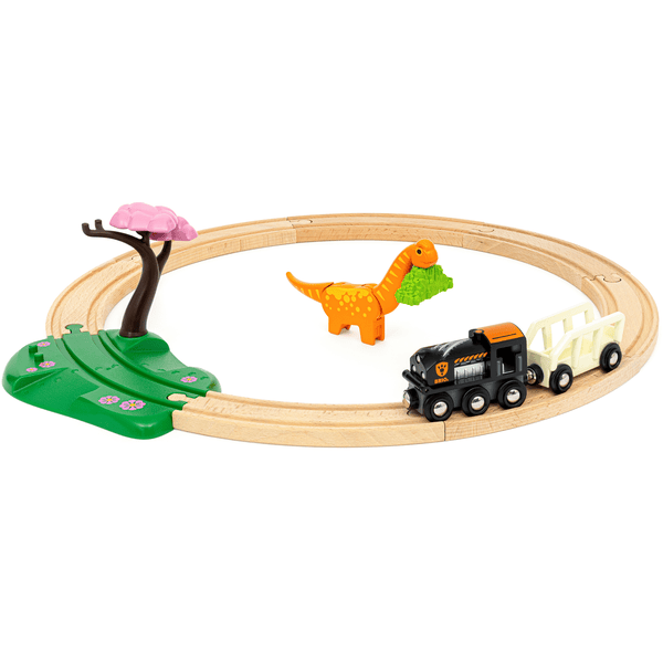 WORLD BRIO® Dinosaur-jernbanesæt