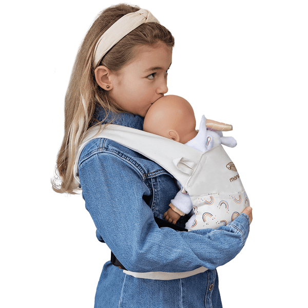 Boucle en tissu sur bandeau - bébé fille et enfant -fleurs bleues