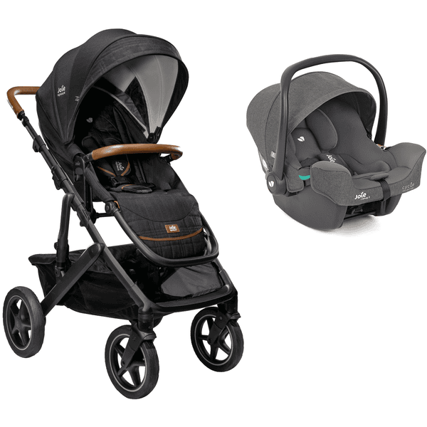 Joie Signature Kinderwagen Vinca Eclipse und Babyschale i-Snug 2 Gray