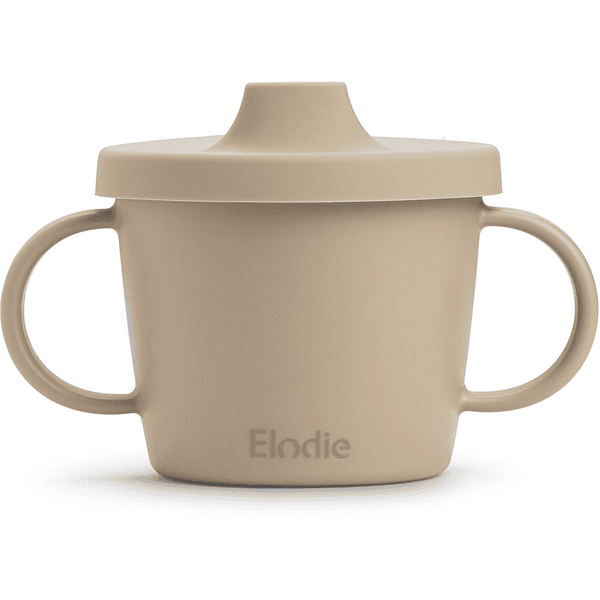 Elodie Drinkbeker met deksel, pure khaki