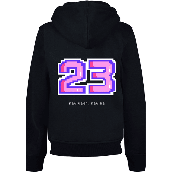 F4NT4STIC Hoodie SIlvester Party Happy People Only schwarz