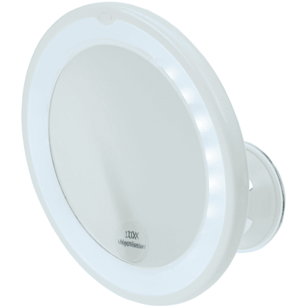 specchio canal® con ingrandimento 10x, illuminazione a LED