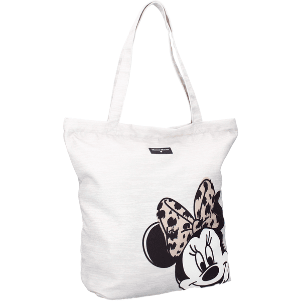 Kidzroom Shopping Bag Minnie Mouse Just Begynt Beige