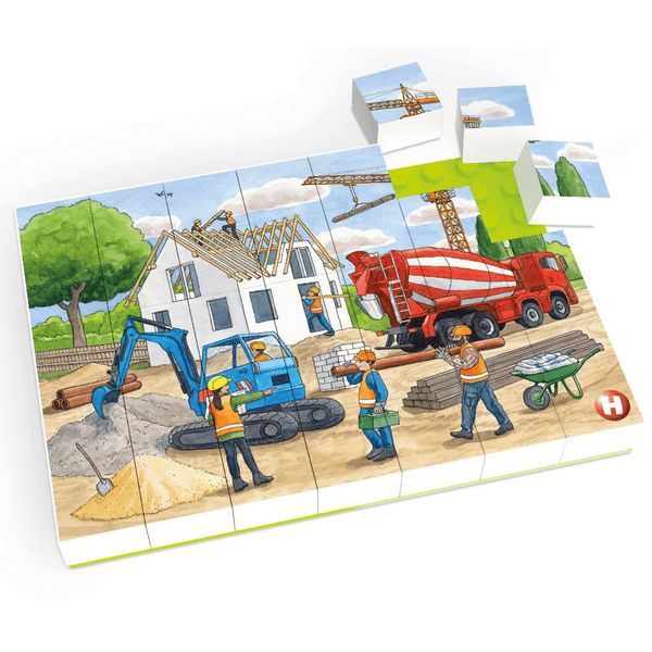 HUBELINO® Puzzle Auf der Baustelle (35-teilig)