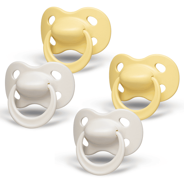 Medela Baby Schnuller Original 6-18 Monate, Pastel Duo, 4 Stk