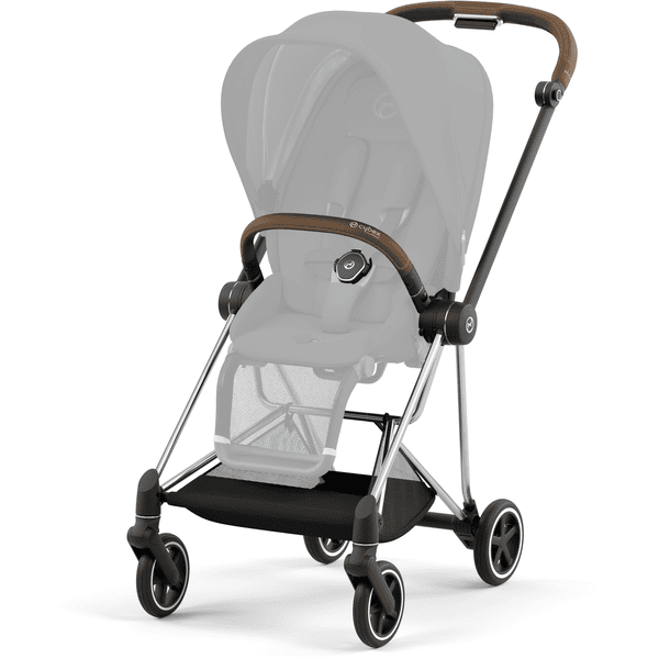 cybex PLATINUM New Mios Gestell Chrome Brown inklusive Lux Sitzrahmen