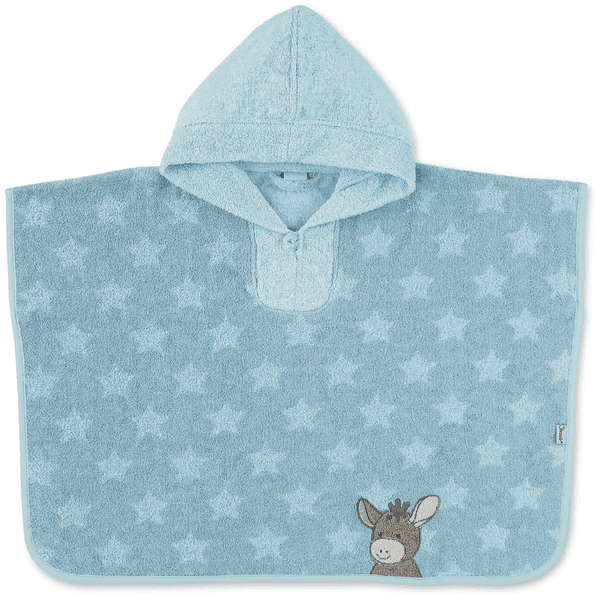 Sterntaler Badeponcho Emmi mittelblau 