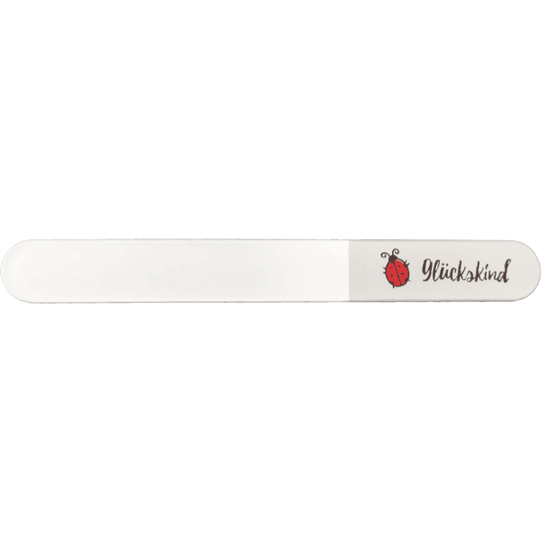 canal® Skleněný pilník na nehty pro děti v bílé barvě 9 cm