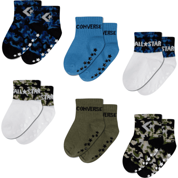 Converse Paquete de 6 calcetines Camouflage 