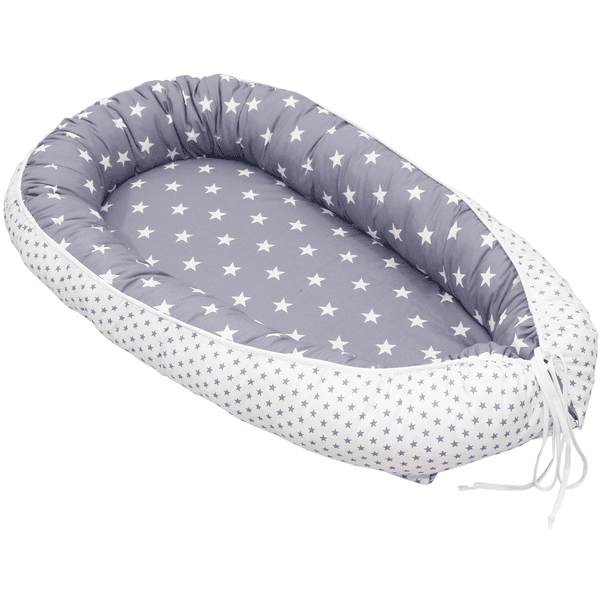 ULLENBOOM Babynest & Cocoon Weiss Grau