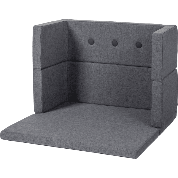 KlipKlap Kindersofa/Play Fold Square blue grey 