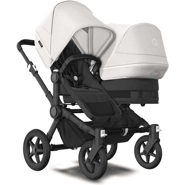 bugaboo Poussette double côte à côte Donkey 5 Duo complète Black/Misty White