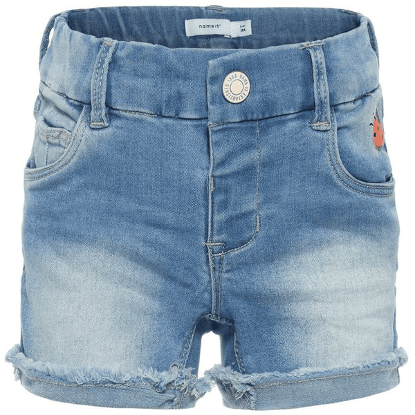 name it Girl s Jeans Shorts Salli lichtblauw denim 