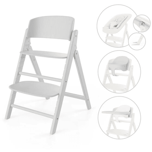 cybex GOLD Click Highchair &amp; Fold 4 in 1 All White 