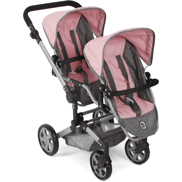 Cochecito de beb BAYER CHIC 2000 Linus Duo Melange gris rosa