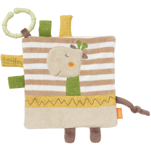 fehn® Loopy & Lotta Knistertuch Giraffe mit Ring