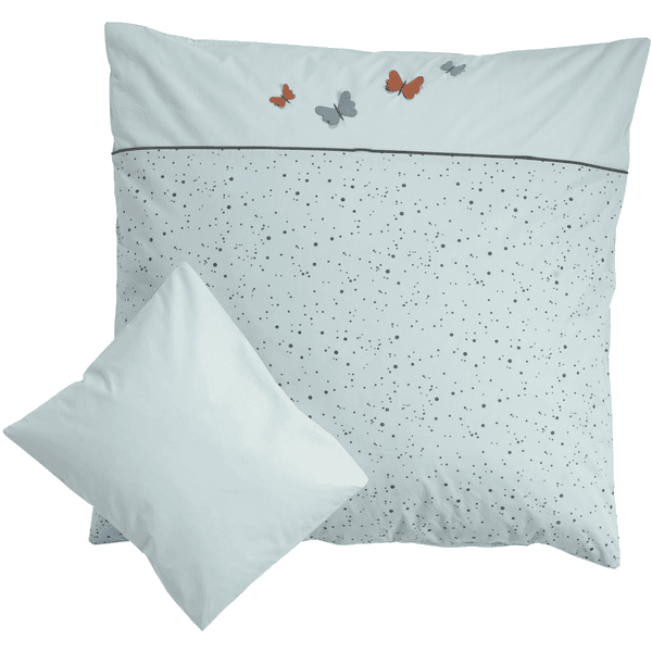 BeBes Collection Parure de lit enfant 3D papillon menthe 80x80 cm