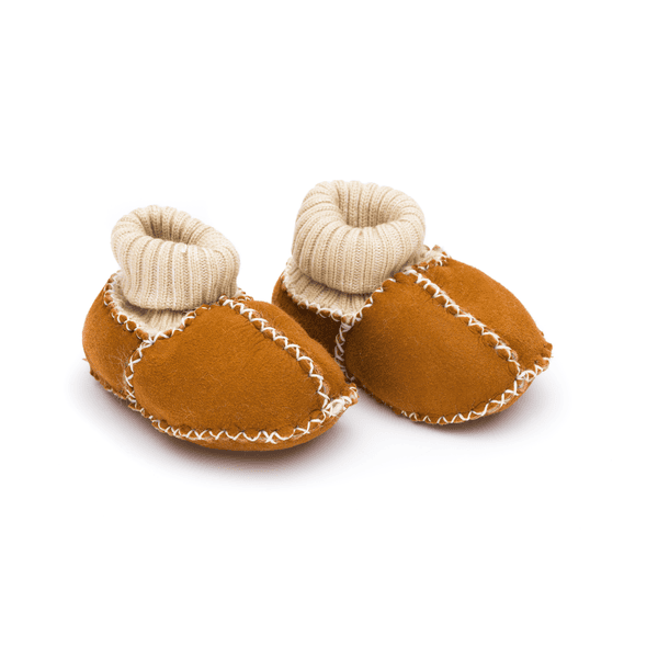 fillikid  Baby lammeskindssko brune
