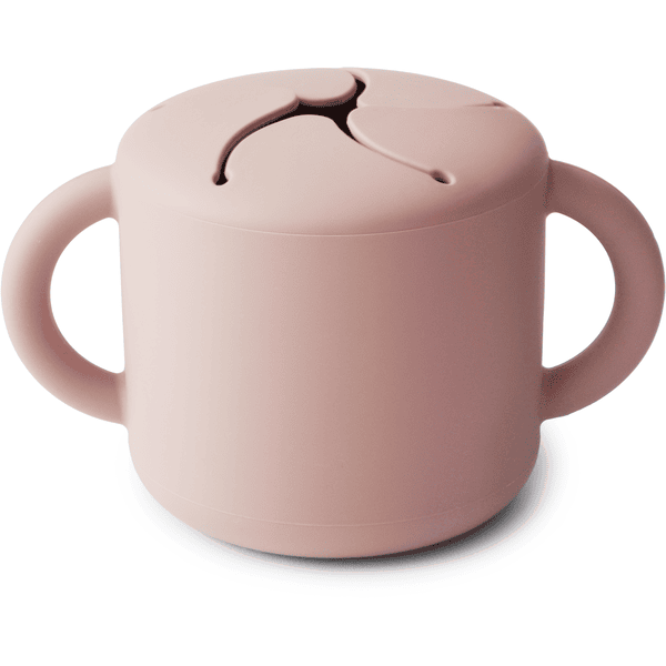 mushie Tasse enfant poignées rose