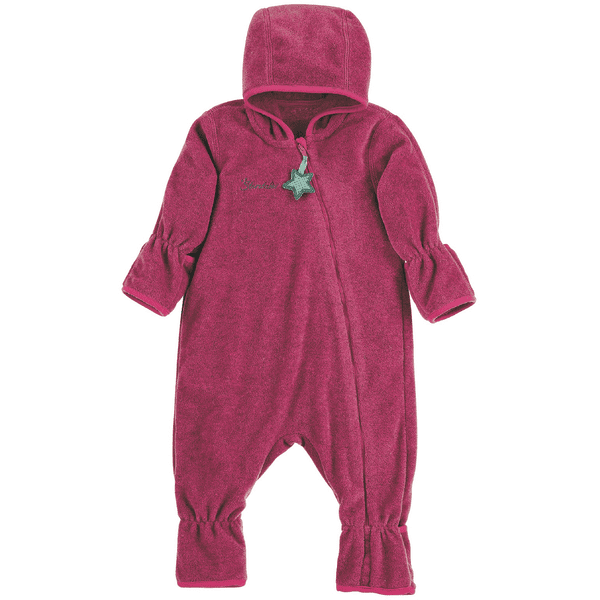 Fleece Overall magenta melange Sterntaler