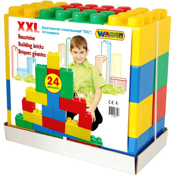 WADER QUALITY TOYS  Bloques de construcción XXL 24 piezas