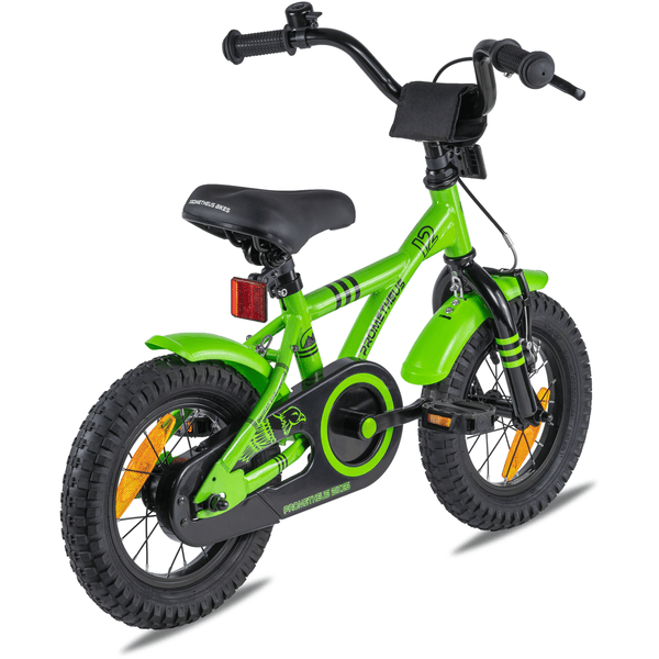 PROMETHEUS BICYCLES® GREEN HAWK Kinderfahrrad 12 , Grün & Schwarz