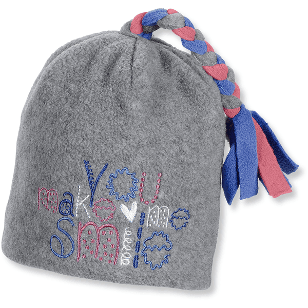 Sterntaler Girl s Beanie Silver melange srebrny melange