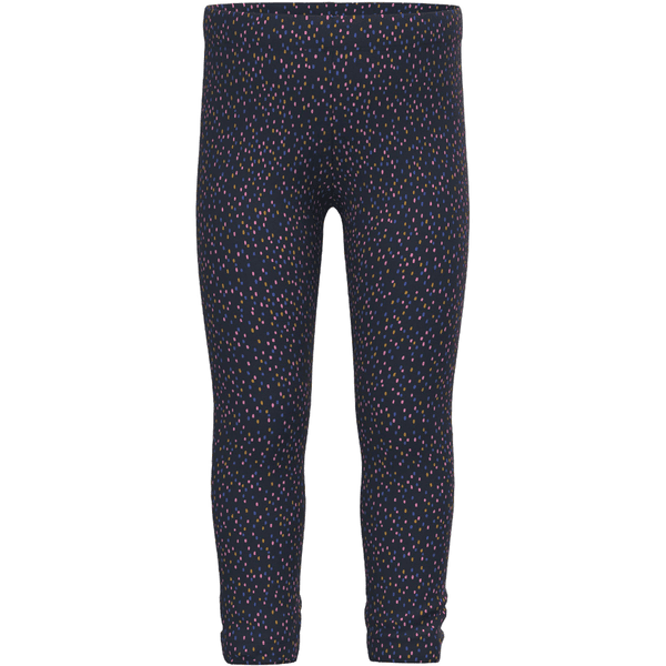 name it Fleece Legging Donker Saffier Stippen