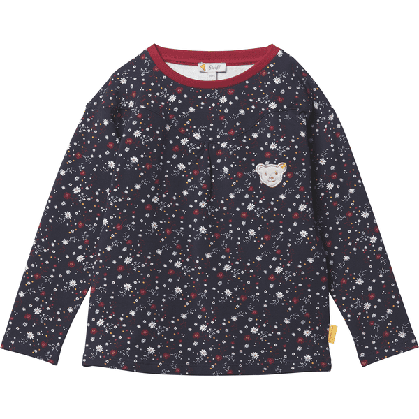 Steiff Girls Bluza, irys, black irys.
