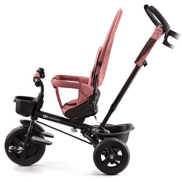 Tricycle évolutif KINDERKRAFT AVEO Rose - 3 roues - Pliable - Pour