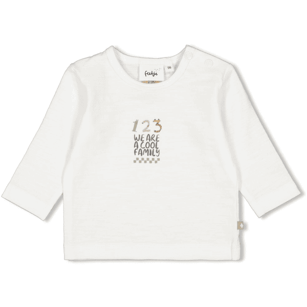 Feetje Cool Family Off shirt met lange mouwen white 