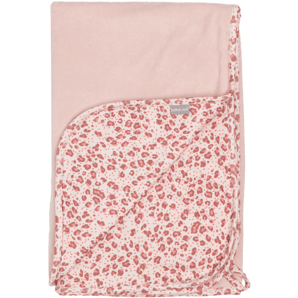 bébé jou® Panno multiuso Leopard Pink 100 x 75 cm