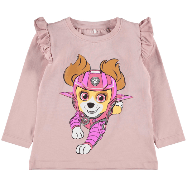 name it Lange Mouw Shirt Nmfpawpatrol Assa Bleek Mauve