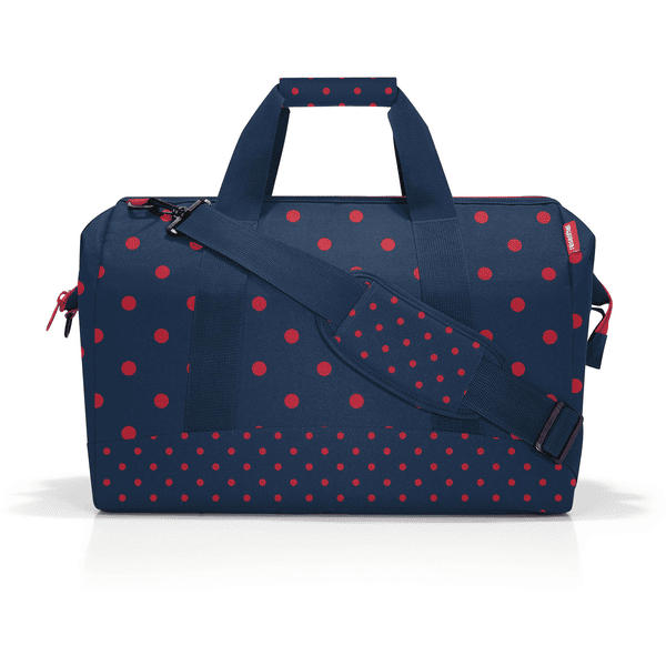 reisenthel® Sac de voyage enfant allrounder M mélange pois rouge