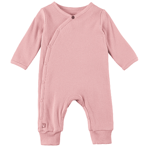 Sterntaler Romper i ribbestrikket jersey matt rosa 