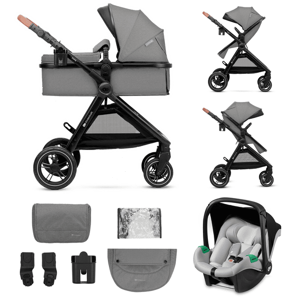 Kinderkraft Kombikinderwagen ESME 3in1 Moonlight grey