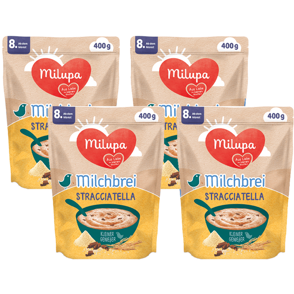 Milupa Milchbrei Stracciatella Kleine Genießer 4 x 400 g ab dem 8. Monat