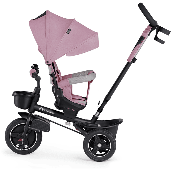 Kinderkraft Triciclo 5 en 1 SPINSTEP, rosa palo 